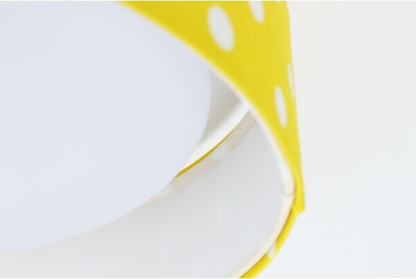 LED Stropní svítidlo GALAXY KIDS LED/24W/230V puntíky žlutá/bílá