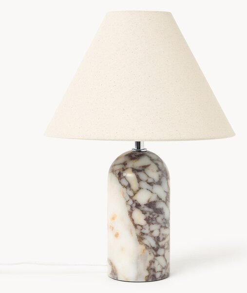 Stolní lampa's mramorovou podstavou Calacatta Viola Gia