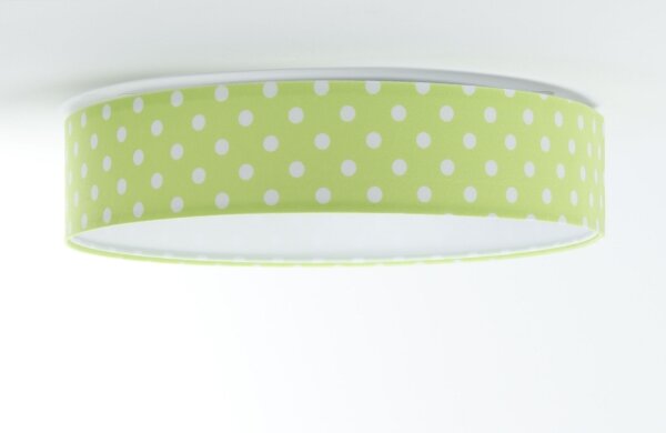 LED Stropní svítidlo GALAXY KIDS LED/24W/230V puntíky zelená/bílá
