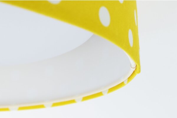 LED Stropní svítidlo GALAXY KIDS LED/24W/230V puntíky žlutá/bílá