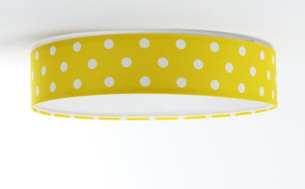 LED Stropní svítidlo GALAXY KIDS LED/24W/230V puntíky žlutá/bílá