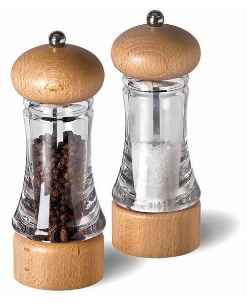 Cole&Mason - Sada mlýnků na sůl a pepř BASICS 2 ks buk 16 cm