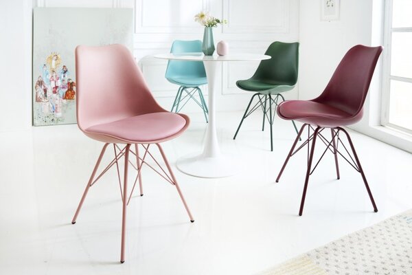 2SET jídelní židle SCANDINAVIA RETRO šedá skladem