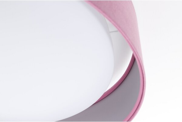 LED Stmívatelné stropní svítidlo SMART GALAXY LED/24W/230V růžová/stříbrná + DO