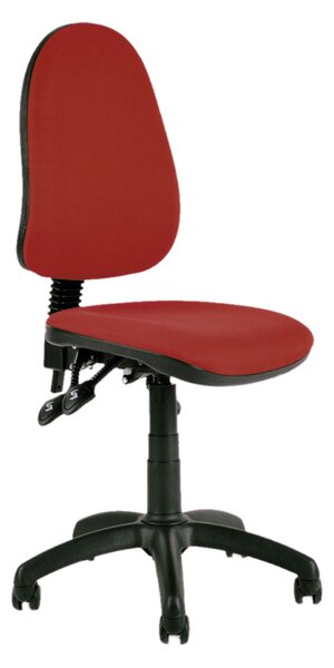 Kancelářská otočná židle Office Pro PANTHER ASYN – bez područek, více barev Červená D3