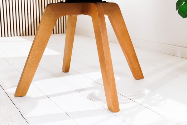 2SET jídelní židle LOFT WOOD II antik šedá mikrovlákno otočná Nábytek | Jídelní prostory | Jídelní židle | Křesložidle
