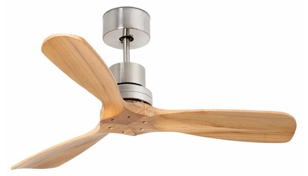 FARO 33509DC - Stropní ventilátor MINI LANTAU chrom/dřevo pr. 107 cm + DO