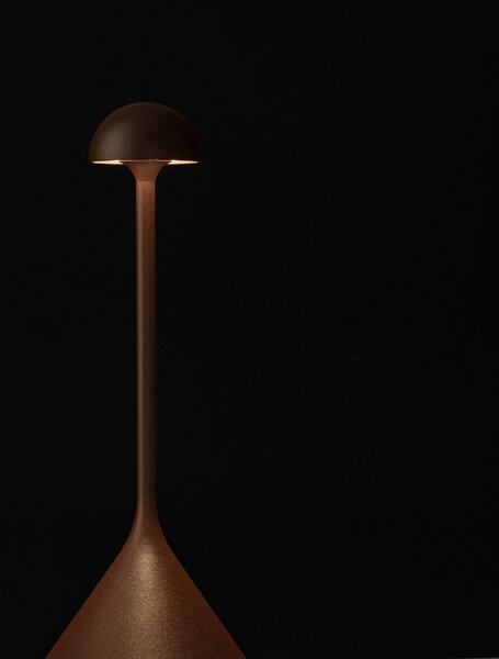 Venkovní stolní lampa Dalt kortenová 1 W