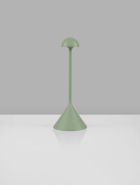 Venkovní stolní lampa Dalt olivová 1 W