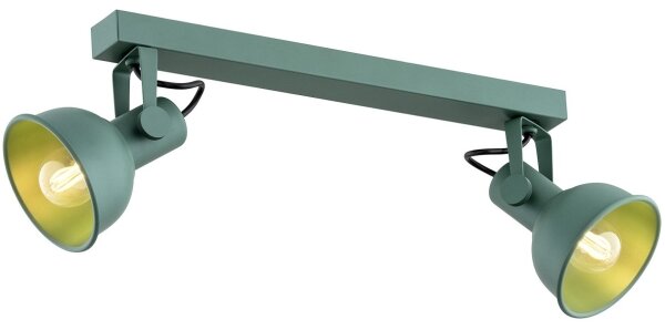 Argon 7174 - Bodové svítidlo LENORA 2xE14/7W/230V zelená