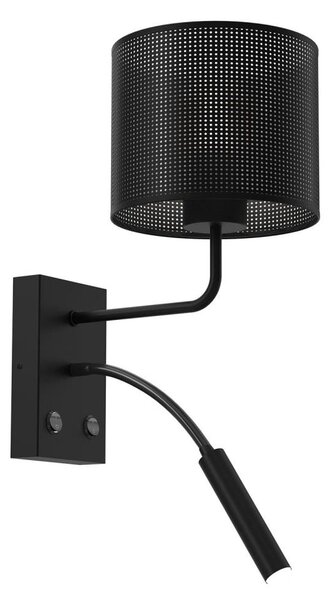Nástěnná lampa LOFT SHADE 1xE27/60W+1xG9/8W/230V černá