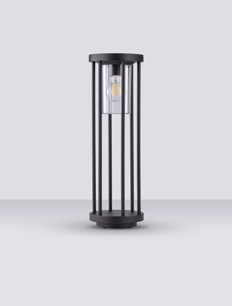Vonkajšia stojaca lampa Elysium pieskovo čierna 12 W – Černá (9030153)