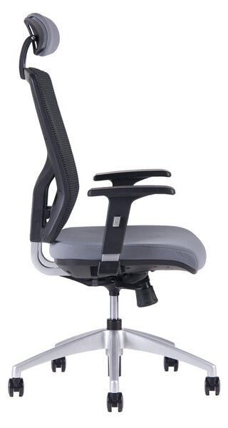 Kancelářská ergonomická židle HALIA MESH SP – s podhlavníkem, více barev Černá 2628