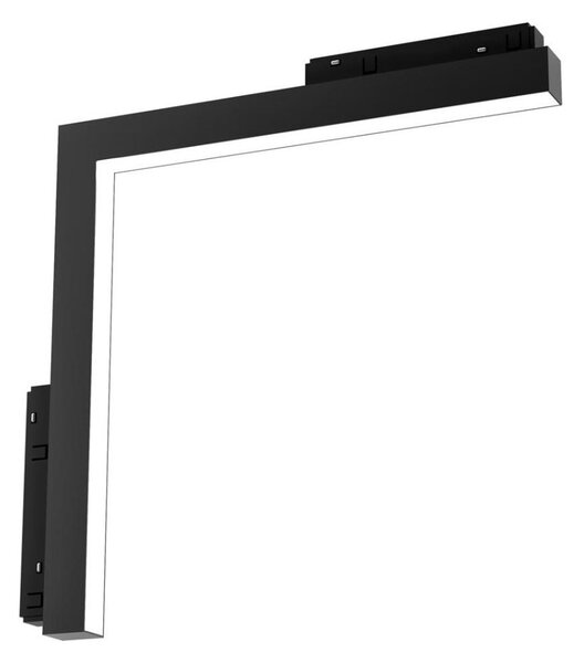 LED Svítidlo do lištového systému MAGNETIC TRACK L-DOWN LED/24W/48V 3000K černá