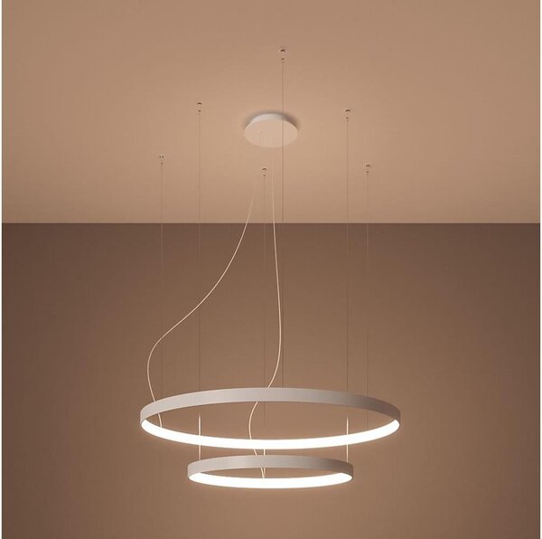 Thoro TH.176 - LED Lustr na lanku RIO LED/80W/230V CRI90 3000K bílá