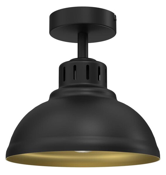 Přisazený lustr SVEN 1xE27/15W/230V černá/zlatá