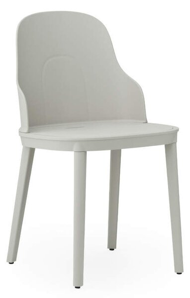 Normann Copenhagen Židle Allez Chair, celoplastová, warm grey
