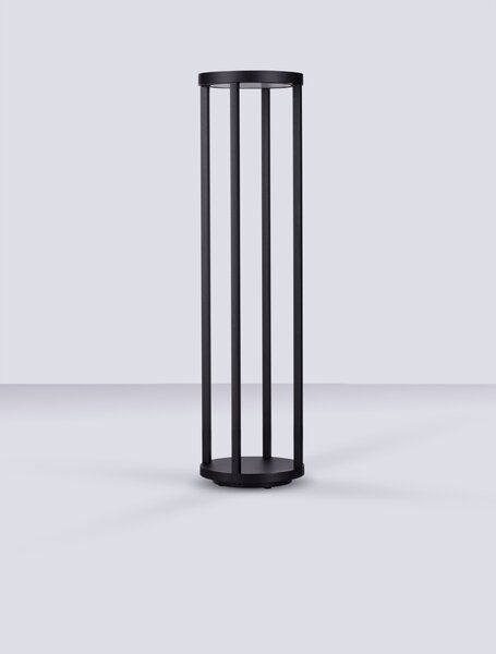 Vonkajšia stojaca lampa Optus pieskovo čierna 9 W – Černá (9030163)