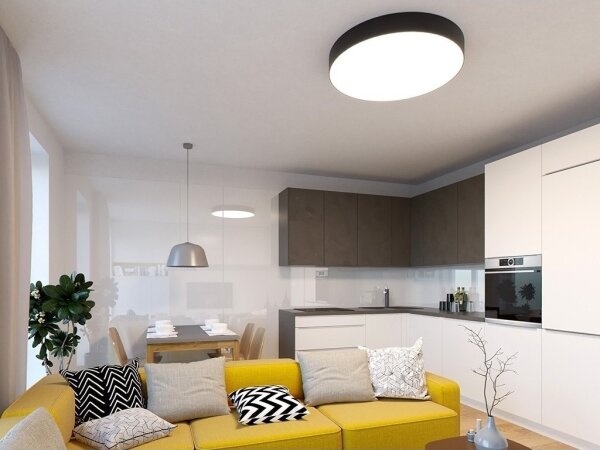 LED2 - LED Stmívatelné stropní svítidlo MONO LED/60W/230V 3000K/4000K černá