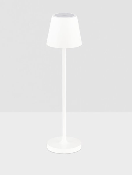 Venkovní stolní lampa Petit bílá 2 W
