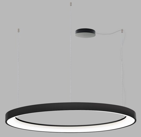 LED2 - LED Stmívatelný lustr na lanku BELLA LED/80W/230V 3000K/4000K černá