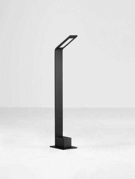 Vonkajšia stojaca lampa Vel pieskovo čierna 7 W – Černá