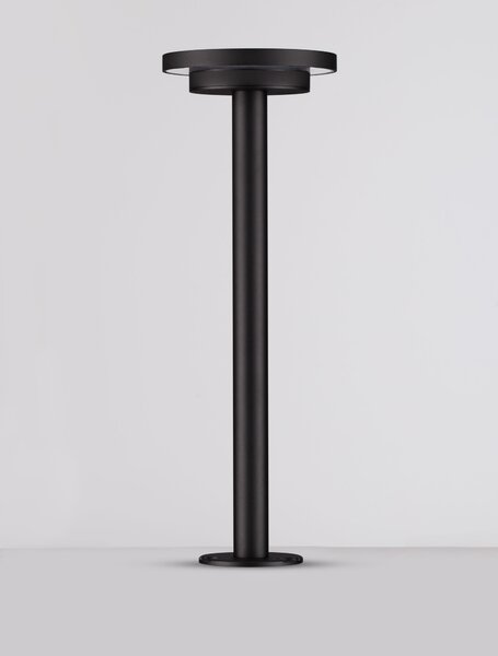 Vonkajšia stojaca lampa Nitro pieskovo čierna 12 W – Černá (9030750)