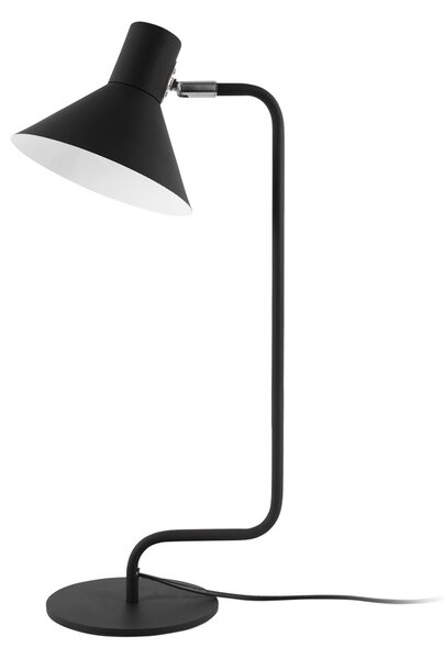 Kancelářská stolní lampa zakřivená 50,5cm černá Leitmotiv (Barva-černá)