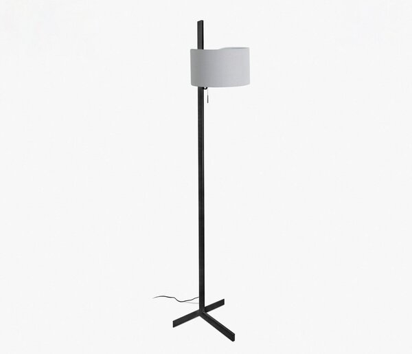 STAND UP stojací lampa, černá a šedá - FARO