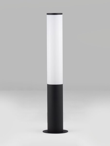 Vonkajšia stojaca lampa Tube pieskovo čierna 14 W – Černá