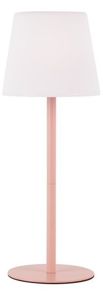 Venkovní nabíjecí stolní lampa 40cm růžová Leitmotiv (Barva-růžová)