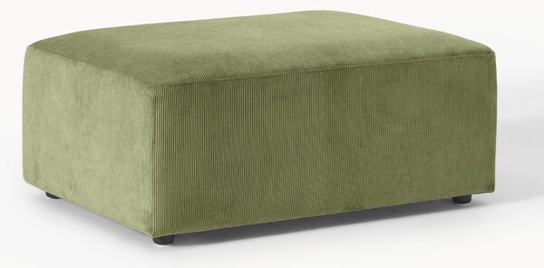 Manšestrový puf Melva, Š 99 x H 72 cm