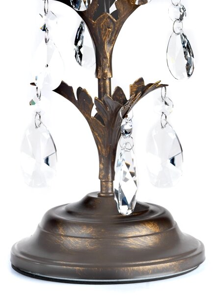 ONLI - Stolní lampa TERESA 1xE14/6W/230V bronzová