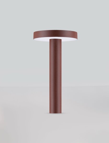 Vonkajšia stojaca lampa Mood kávová 5 W – Hnědá