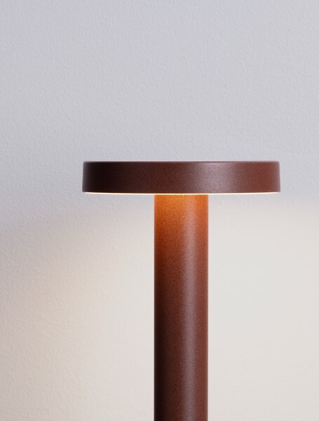Vonkajšia stojaca lampa Mood kávová 5 W – Hnědá