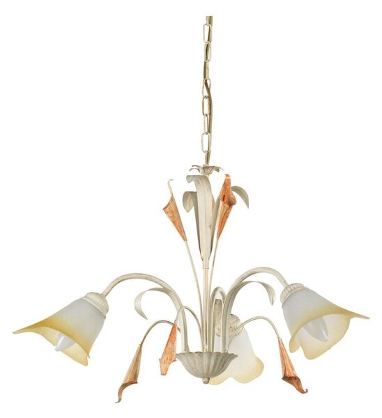 ONLI - Lustr na řetězu LUCREZIA 3xE14/6W/230V krémová