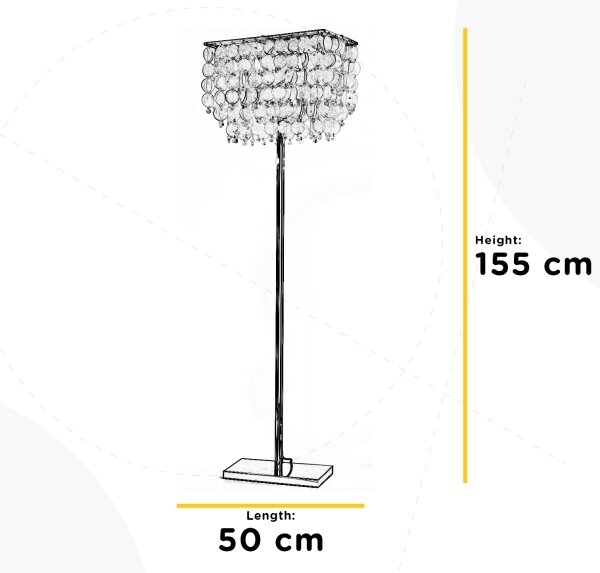 ONLI - Stojací lampa MAKANI 4xE14/6W/230V