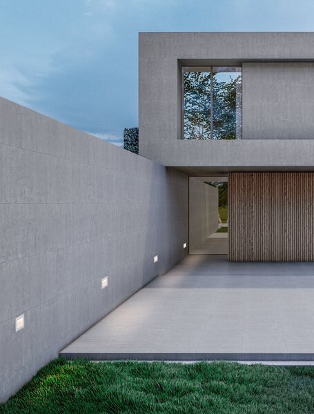 Venkovní orientační svítidlo Olin pískově bílé 3 W