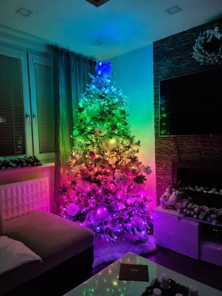 Barevné LED osvětlení na stromek Twinkly 20m RGB 250LED