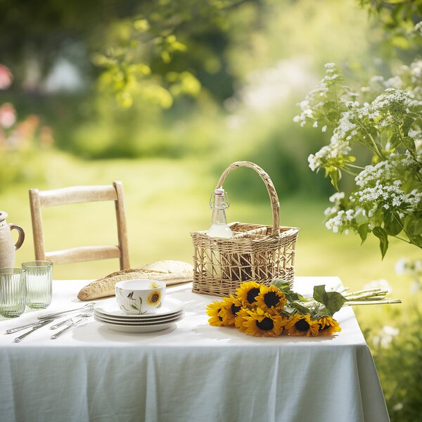 Kähler Design Porcelánový hrnek Hammershøi Summer - Sunflower KD516