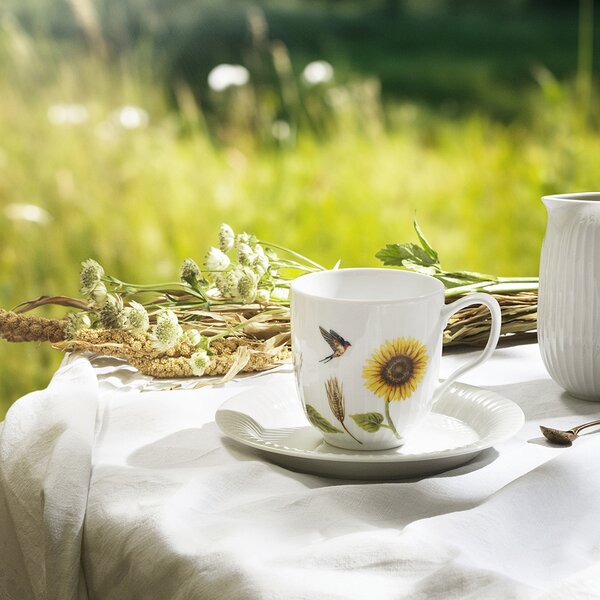 Kähler Design Porcelánový hrnek Hammershøi Summer - Sunflower KD516