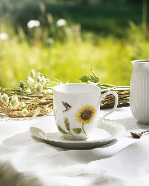 Kähler Design Porcelánový hrnek Hammershøi Summer - Sunflower KD516