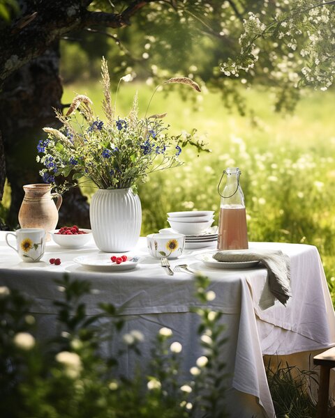 Kähler Design Porcelánový hrnek Hammershøi Summer - Sunflower KD516