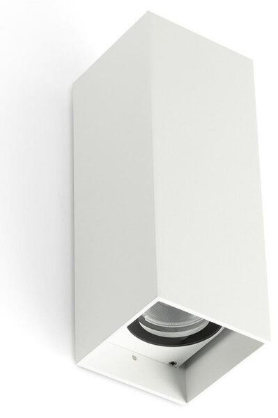 KOV 2L nástěnné svítidlo hranaté, bílá 2700K 14°/14° - FARO
