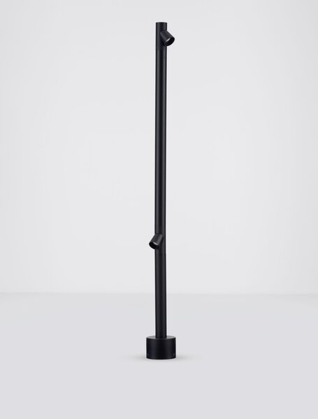Vonkajšia stojaca lampa Lord pieskovo čierna 8 W – Černá