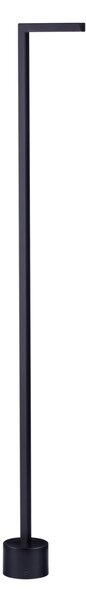 Vonkajšia stojaca lampa Pipe pieskovo čierna 5 W – Černá