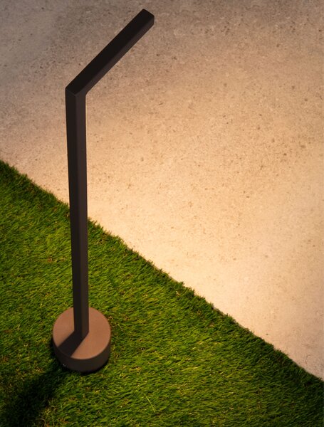 Vonkajšia stojaca lampa Pipe kortenová 5 W – Hnědá (9060264)