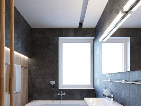 LED2 - LED Koupelnové nástěnné svítidlo QUADRA LED/18W/230V IP44 3000K/4000K