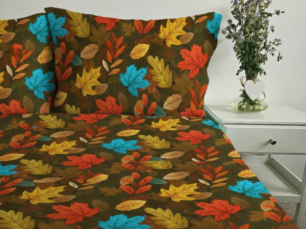 Nelly Souprava lněného povlečení Super soft - podzim 140x200, 70x90