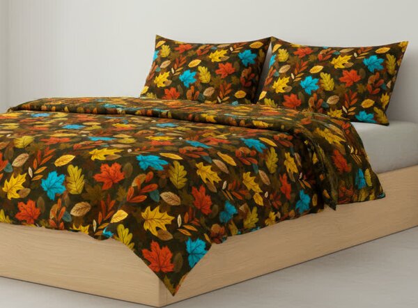 Nelly Souprava lněného povlečení Super soft - podzim 140x200, 70x90